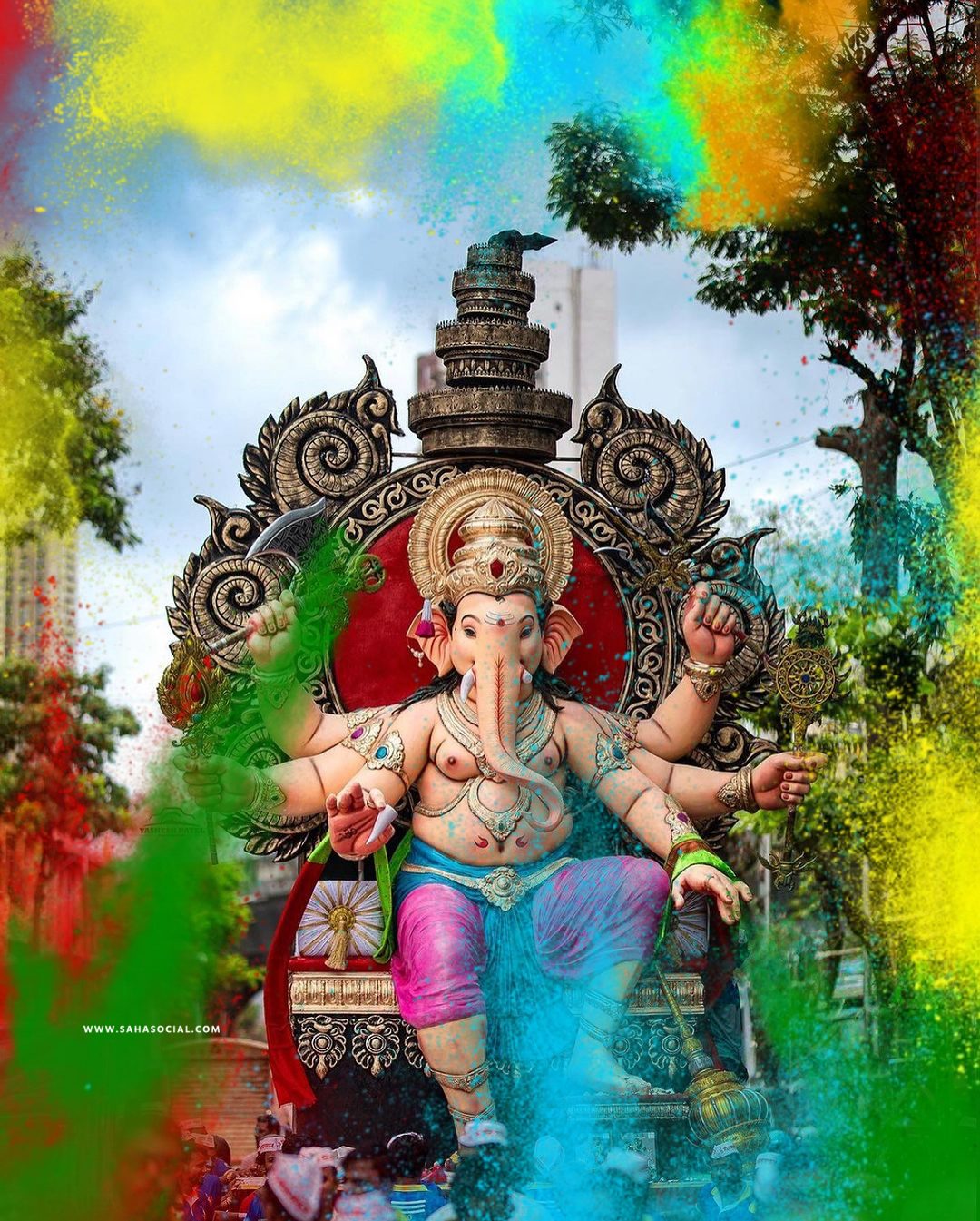 Ganesh Chaturthi Background hd 2023