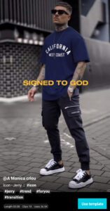 Signed To God CapCut Template Link 